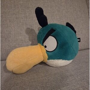 ANGRY BIRDS HAL TOUCAN 12"  Rare Green Boomerang Bird